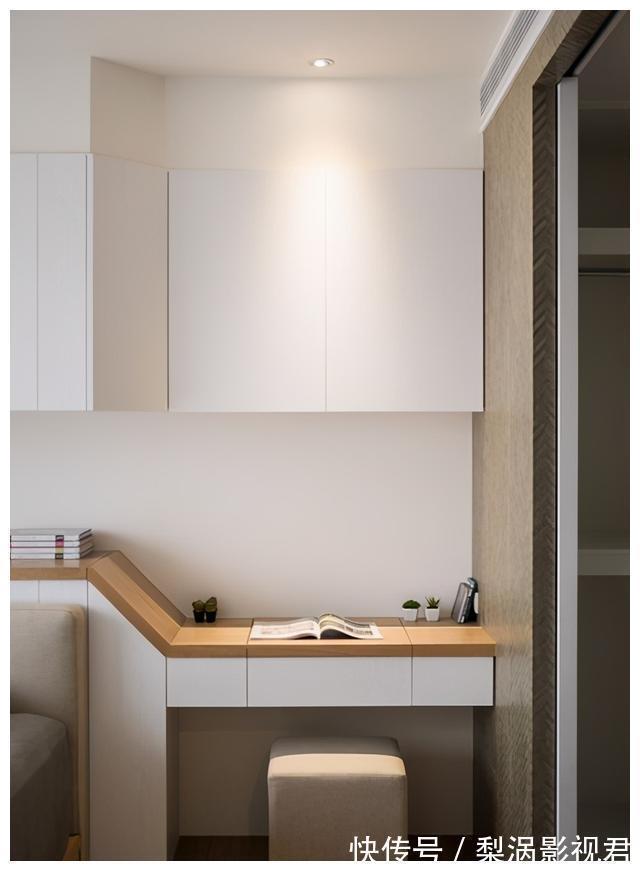 延伸|悄悄把床头柜延伸1米后,不知道有多爽,节省空间还省买书桌的钱