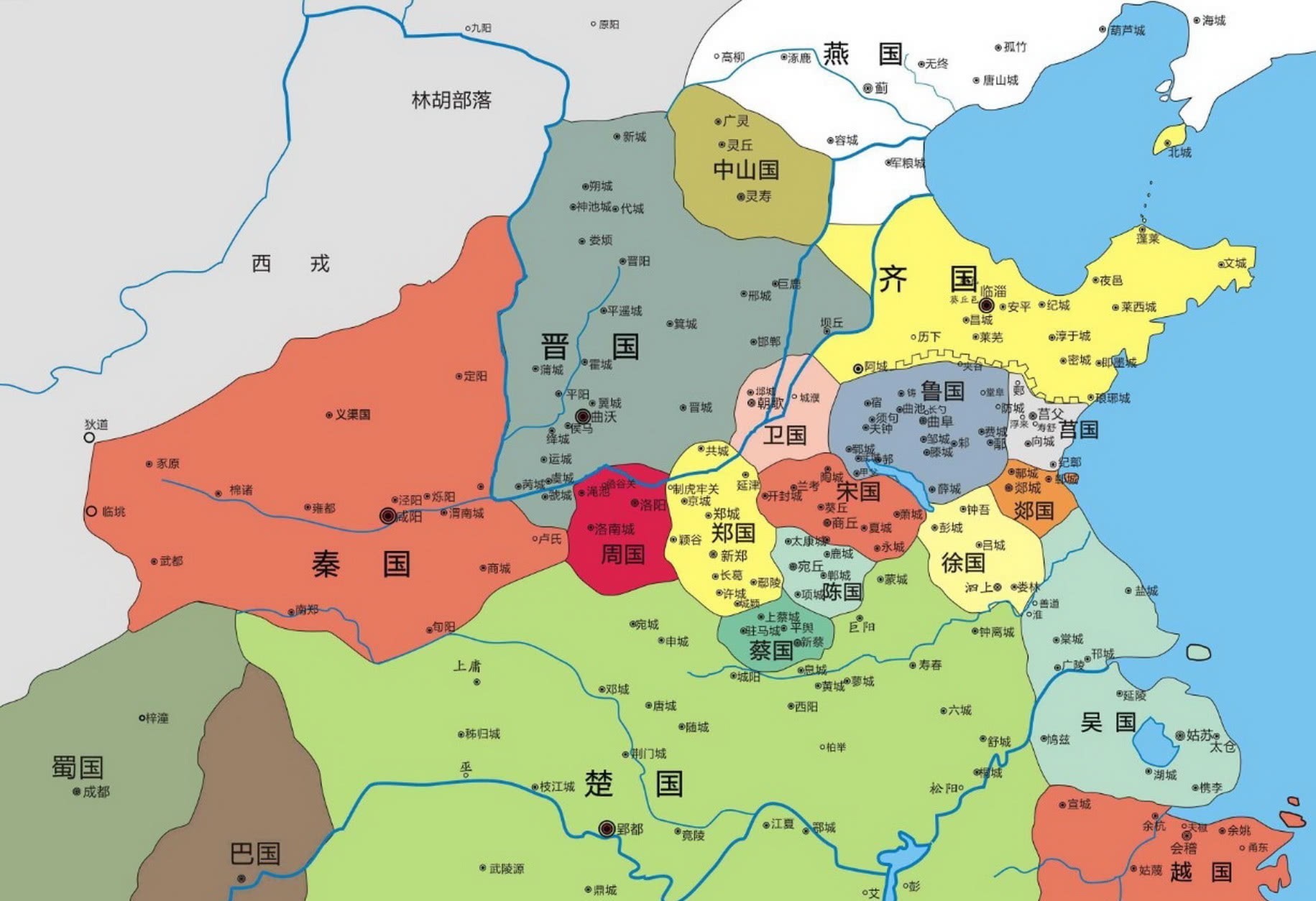 干嘛|东周列国时期，周王室在干嘛？