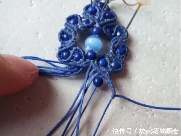 蜡绳编的中国风流苏耳饰,精致大方,DIY手工编绳附教程