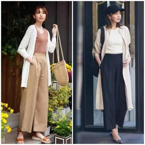 阔腿裤|夏日基础款怎么穿才显气质?宫田惠子教你这样穿,精致优雅又好看