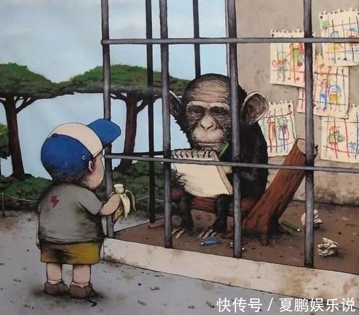 德兰#法国画师的插画艺术,表达了有意思的内涵,你能看懂几幅?