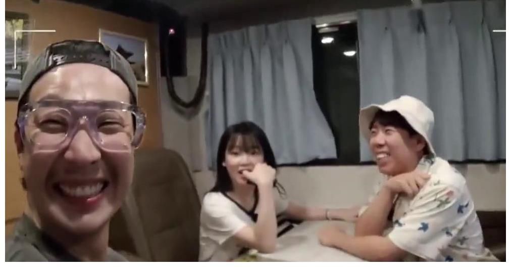 看到金鐘國被車撞的視頻后，哈哈說話都結巴了，RM番外篇真會玩