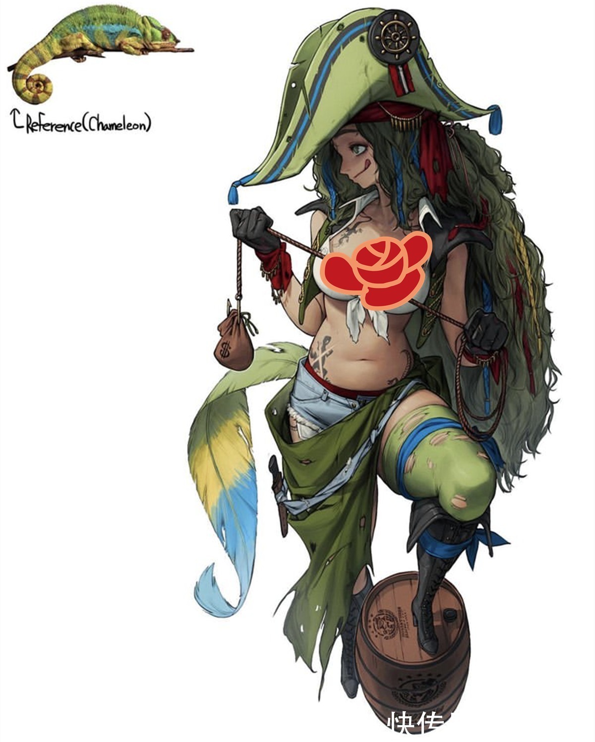 动物|动物变成二次元形象也就算了,连食物也可以,这位画师脑洞有点大