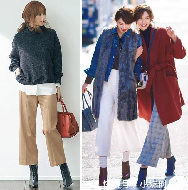 紧身小黑裤|做个不露脚踝的时髦精, 裤子+短靴的4种搭配思路, 又美又飒