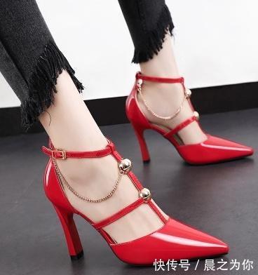 高跟鞋 简约的细跟鞋,每走一步都散发优雅气场!