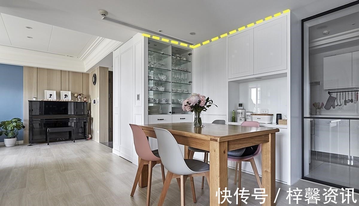 餐邊柜|儲物間這樣做:餐邊柜玄關柜留出1米2寬,足足2㎡,太會裝了