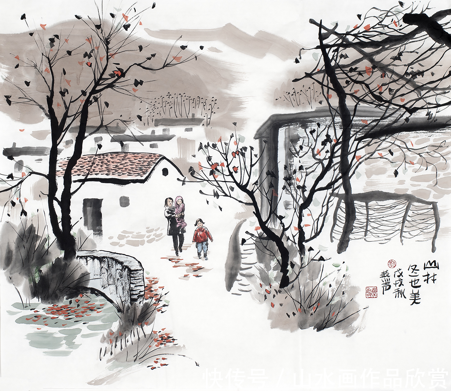 山水画&这位画家太离谱,作品繁简两极从不按常规出牌,还有人说只服他