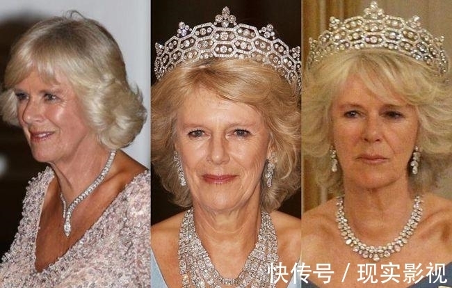 优雅|戴对胸针的卡米拉好美,一枚简约的祖母绿胸针,映衬的她优雅大气