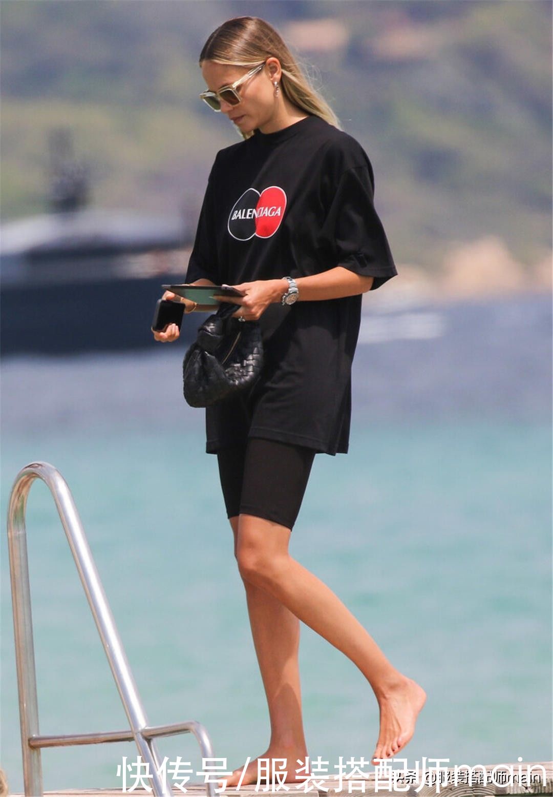 衣领|一学就会的3个搭配思路，还愁“T恤+短裤”穿不出彩吗？