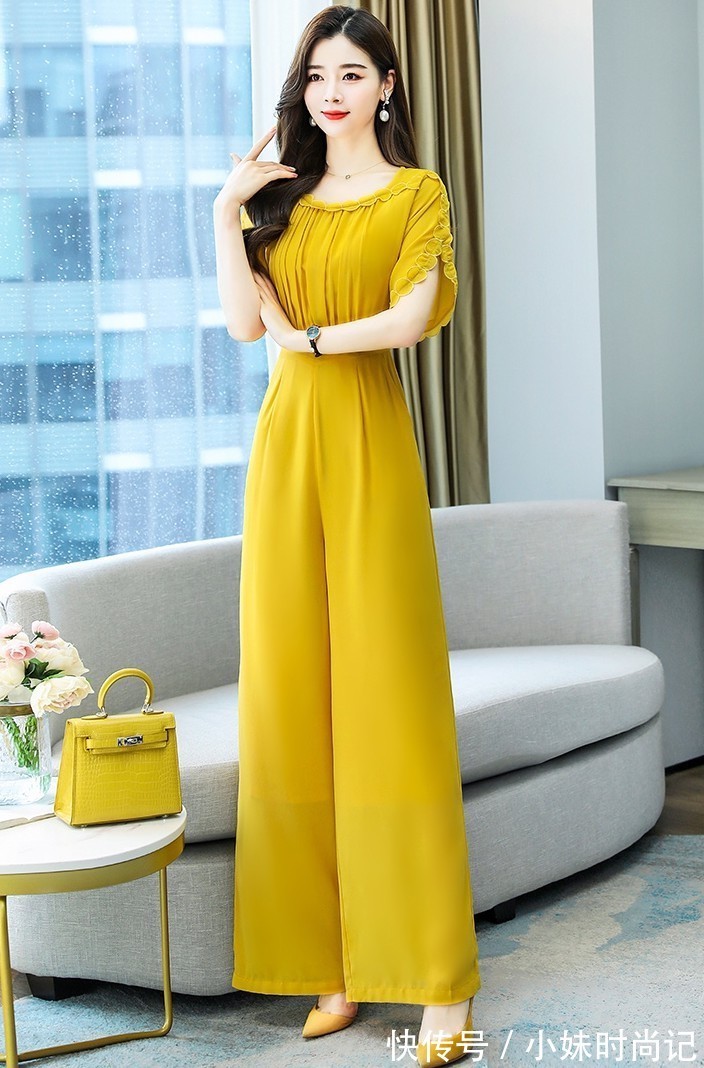 气质|雪纺连衣裙,时尚御姐,休闲显气质