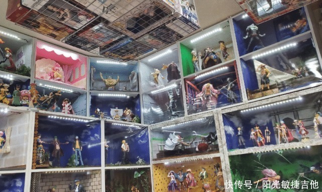 手办|海贼王为什么说宅男一面墙值一套别墅看完这满屋子的手办，你就明白了！