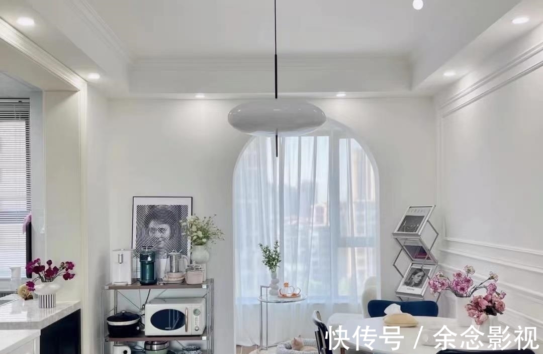 蕾丝|女主110㎡法式风格的家,颜值与浪漫并存,随手一拍就是杂志封面