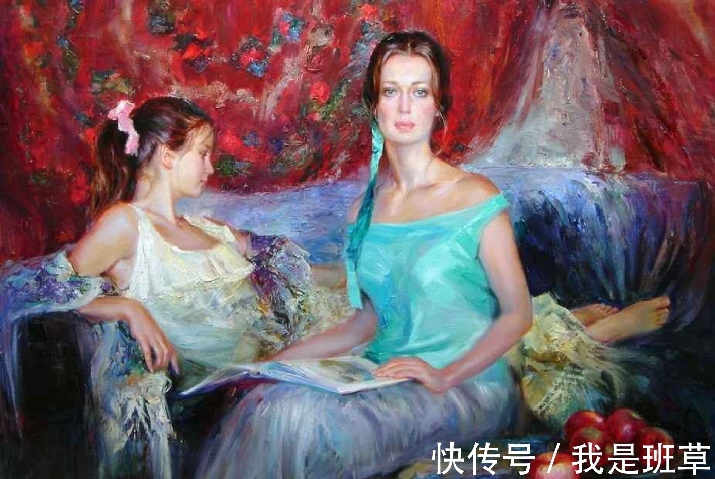 绘画@前苏联大兵艺术家心中对女性的讴歌与赞美,沃列戈夫的女性人物画