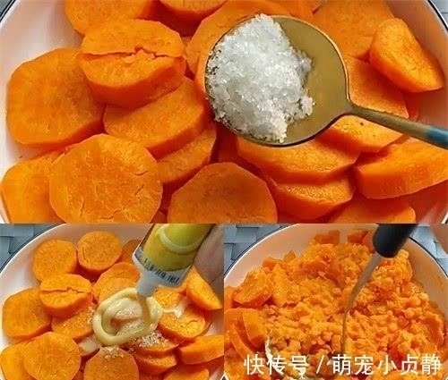 2个红薯1个鸡蛋，给孩子做个小零食，咬一口嘎嘣脆，好吃停不下来！