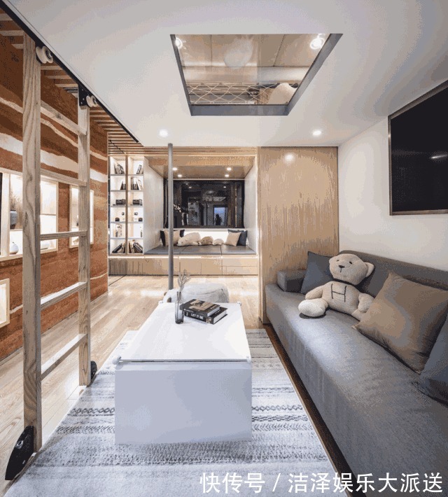 设计|34平住下一家5口不拥挤,一进门把人迷住,卧室设计超级棒!