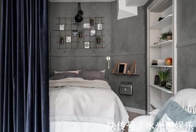 公寓|36㎡高级灰北欧风格公寓，一个人住再舒服不过了