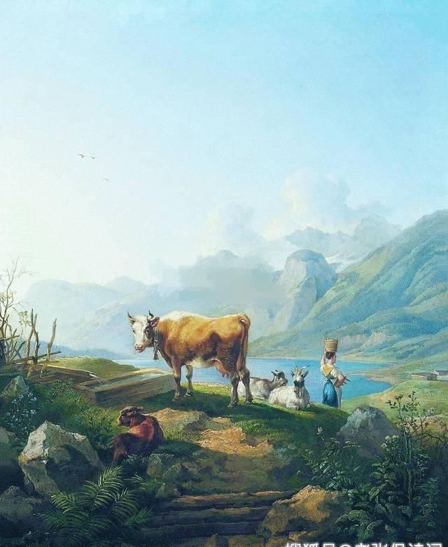 夕阳|宋代诗人只有一首古诗传世,28字当中,却有最美的田园夕阳