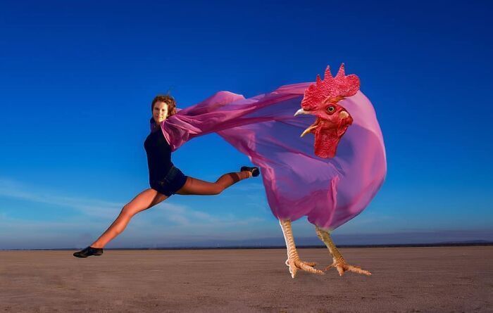 白雪公主!一组艺术家的疯狂照片拼贴画,白雪公主喝多也吐,建国的发现