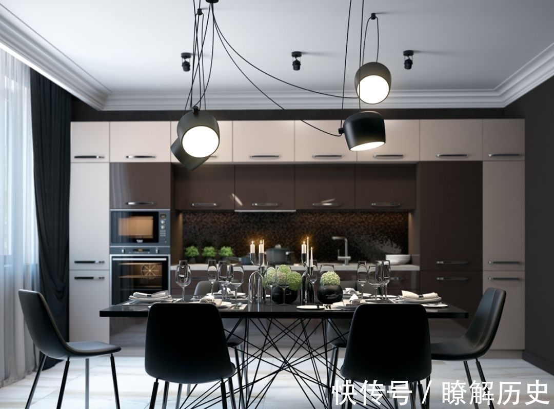 餐椅|现代风格餐厅设计，时尚流行与实用功能的结合