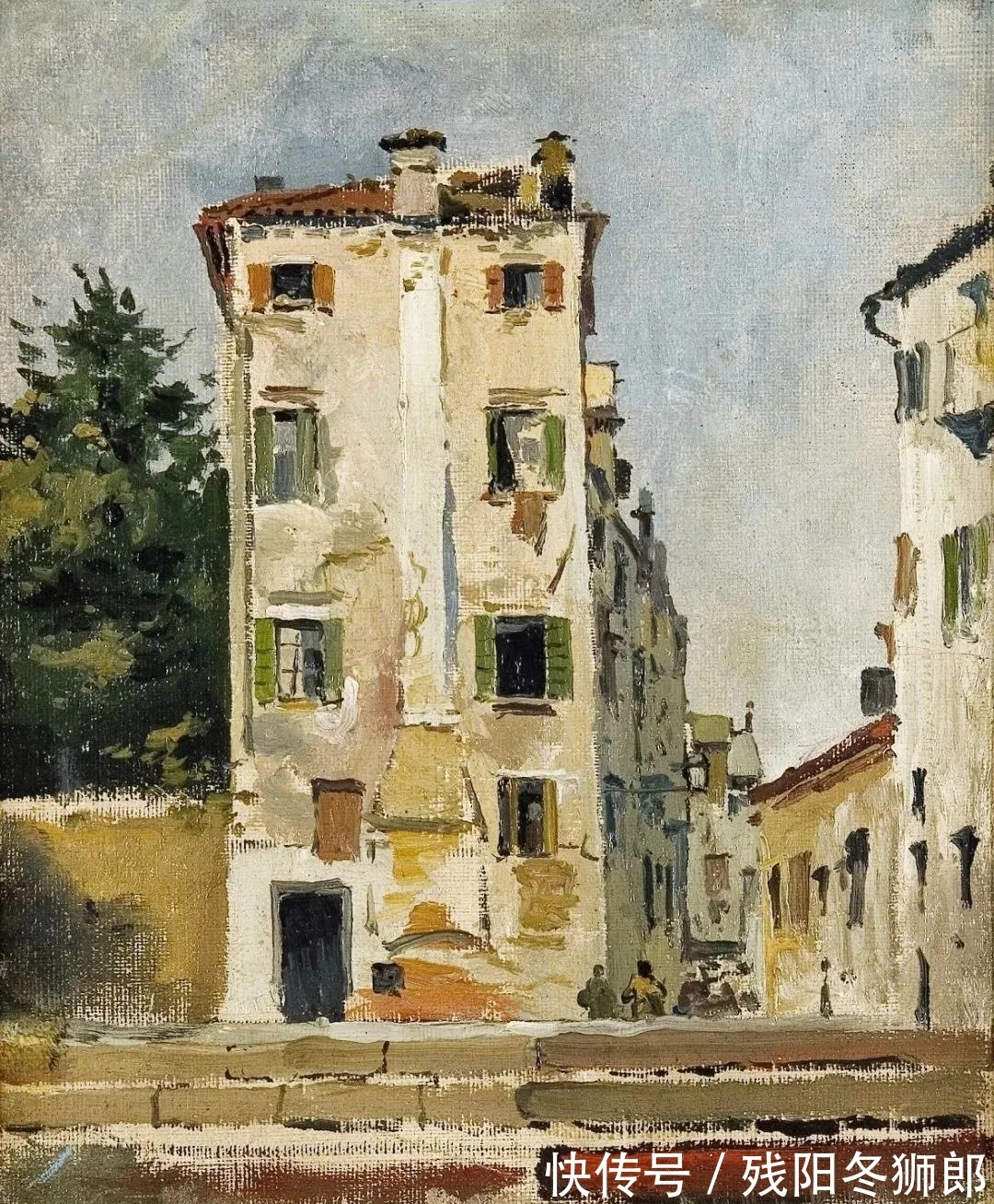 锡切斯@朋友都是现代派画家,但他坚守传统油画结合印象派技法,获奖无数