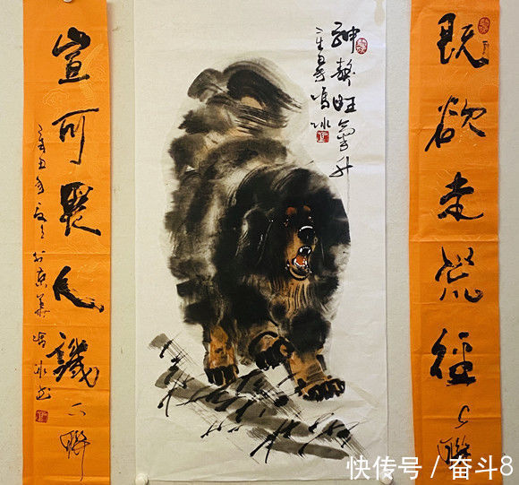 法国美协|中国画獒第一人冯冰书画作品欣赏