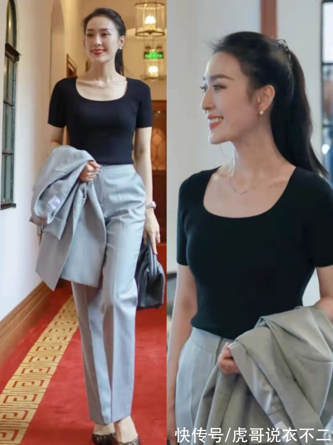 优雅|秋季火了一种穿法,叫“脖颈留白”,40、50岁这样穿优雅又显瘦