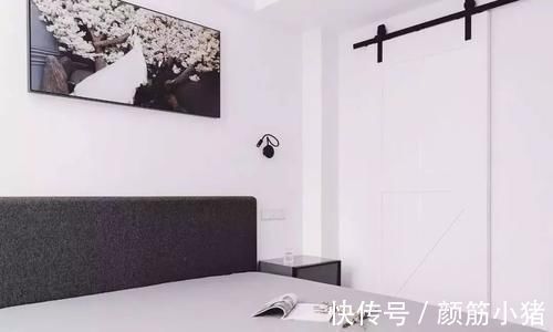 背景墙|15万装修110平三房,黑白灰经典配色,打造现代新居室