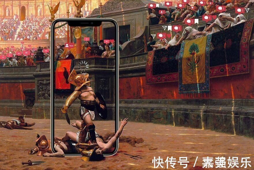 wada#古典油画里加了一个智能手机:几百年的代沟一下子消失了……