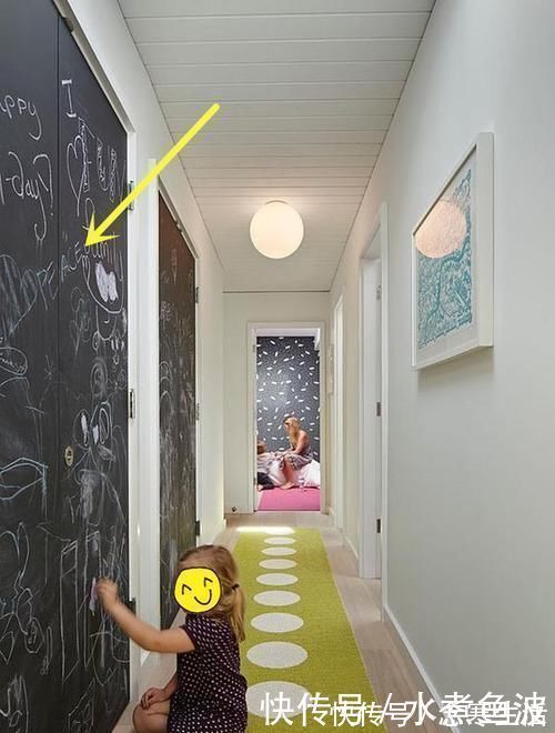 齐家|1米宽长走廊就不该浪费,打排柜子挂上画,多2㎡亲戚参观有面子