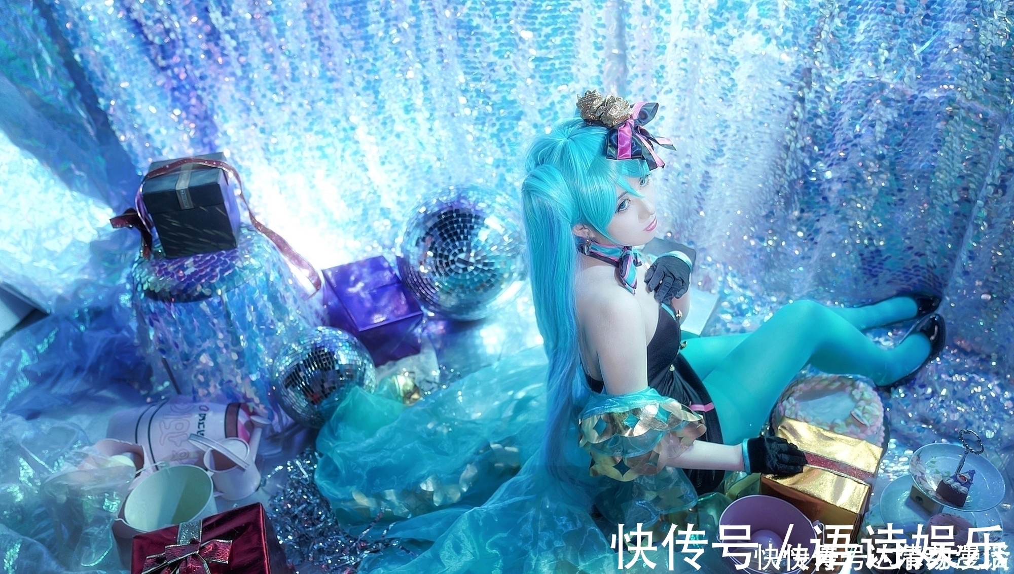 虚拟偶像|三组漂亮妹子COS的人气虚拟偶像“初音未来”还原度相当不错