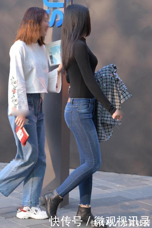 女孩|衣品不好的女孩不要烦恼,想要造型时尚休闲,一条牛仔裤就够了