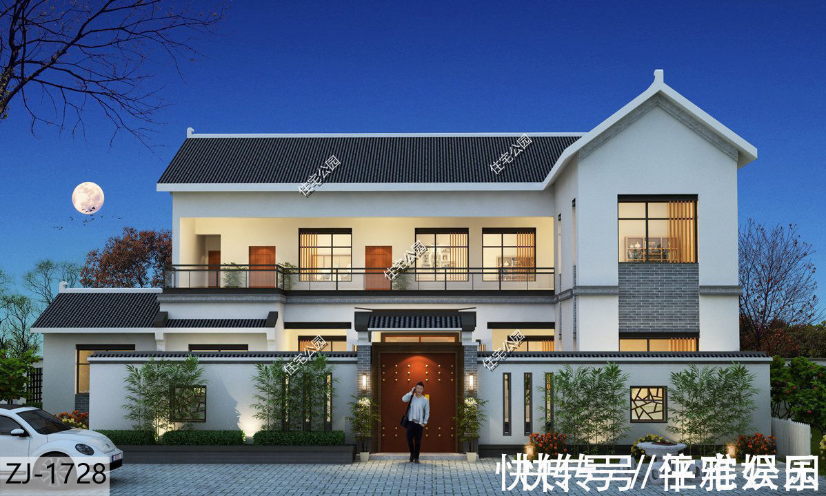 中式|5室2厅2卫,备受农村老百姓欢迎的中式小楼,原来长这样