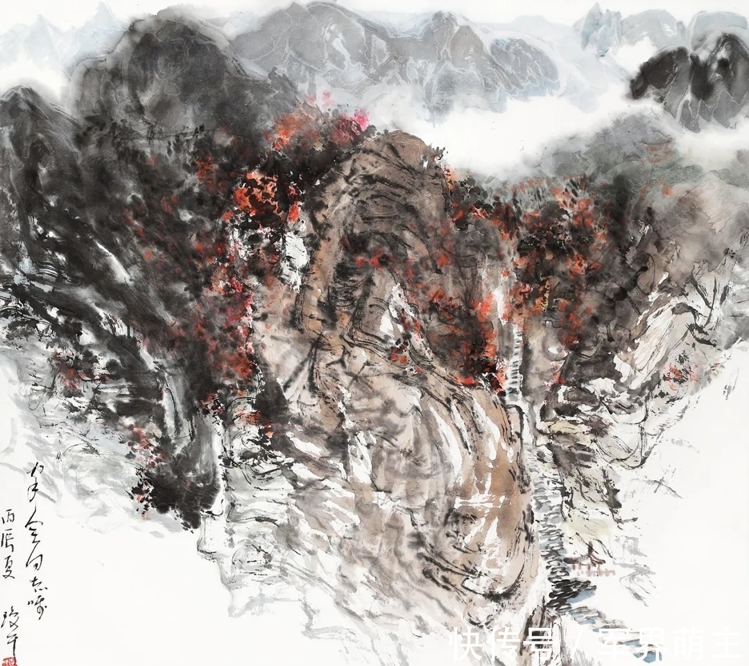 中国书画!当代中国画坛一位真正的隐士!李琼久山水画