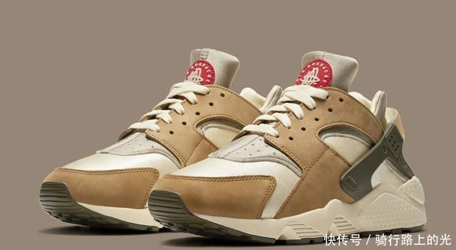 推动力|Stussy x Nike Air Huarache 沙漠橡树，旧旧的沙漠风