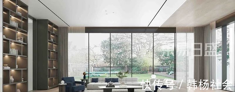 极简风|750㎡极简风别墅设计,日子不紧不慢,生活不急不躁