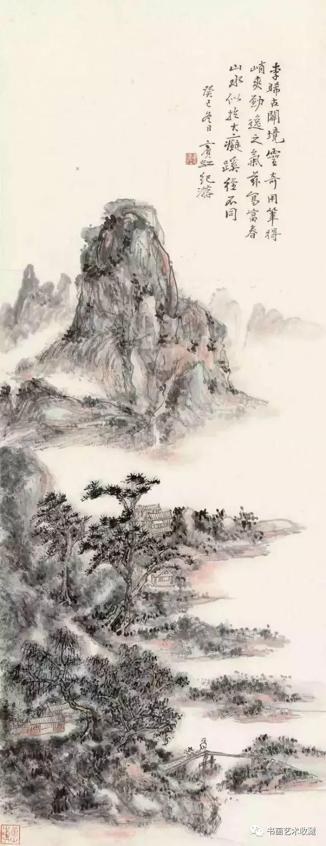 山水画#名家 黄宾虹最美的山水画60幅，浑厚华滋，意境深邃，赏心悦目！