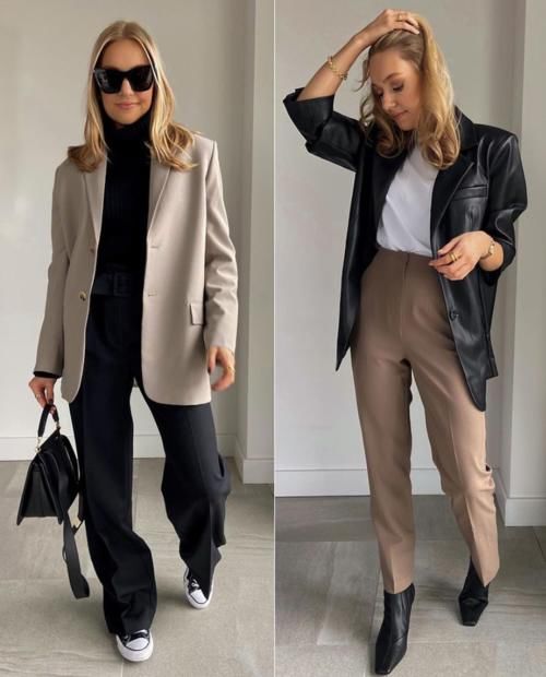 懂时尚的上班族，穿搭洋气还实用，这个女孩的搭配带来全新灵感