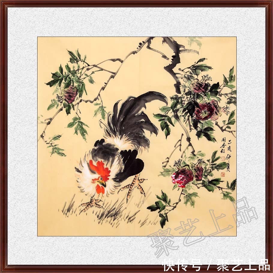 多子多福|许国安笔下的国画石榴:生机勃发,欣欣向荣