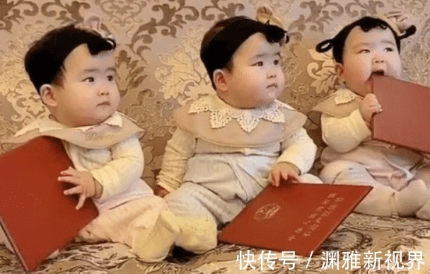 幸福指数|老爸为三胞胎女儿在线发“嫁妆”火了,坐在中间的孩子已经急了