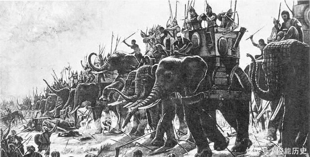 祸首|决胜王牌还是战败祸首古典文明的战争巨兽，战象的黯然退场