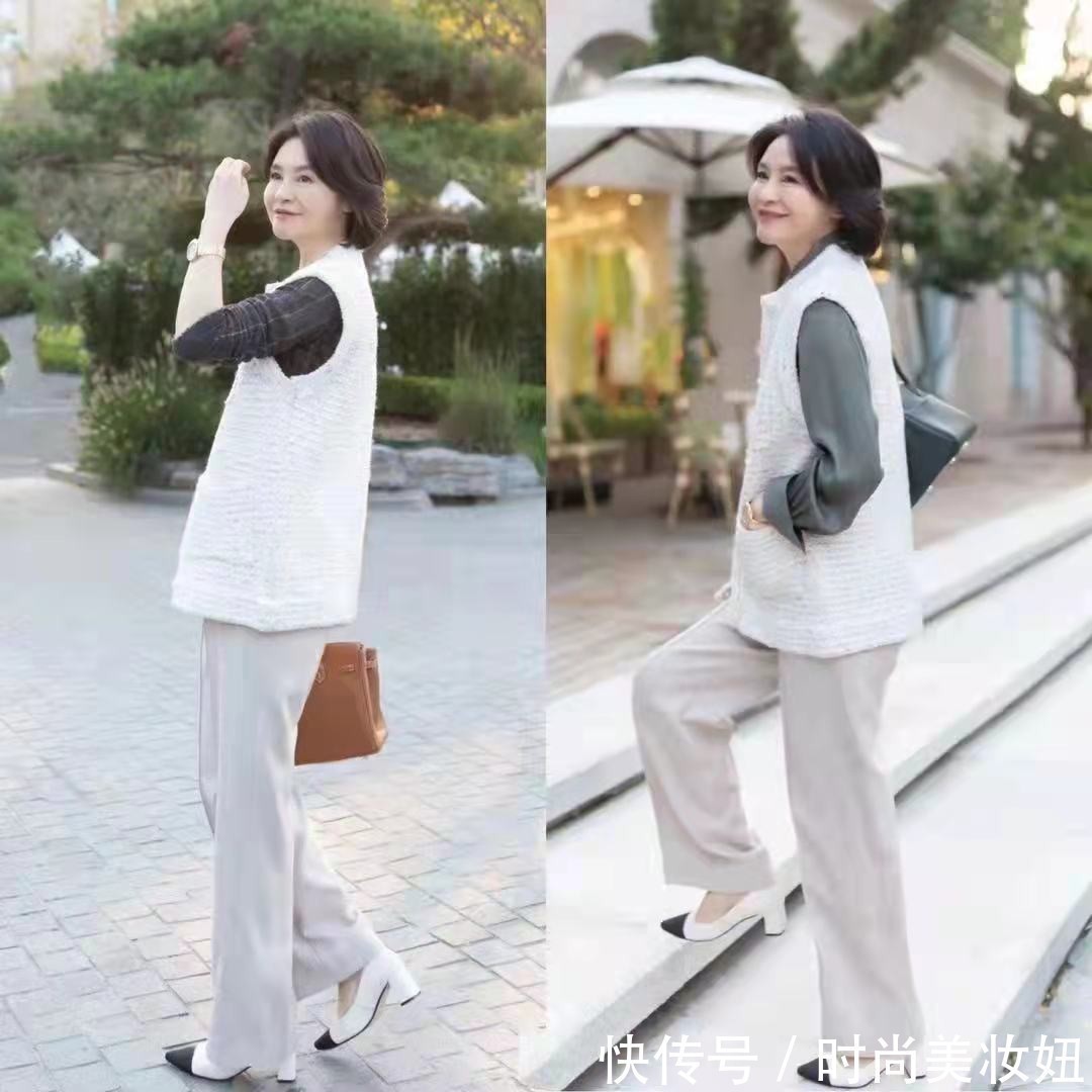 深蓝色 女人不管年龄多大,穿出高级才重要,注重搭配细节,咋穿咋美