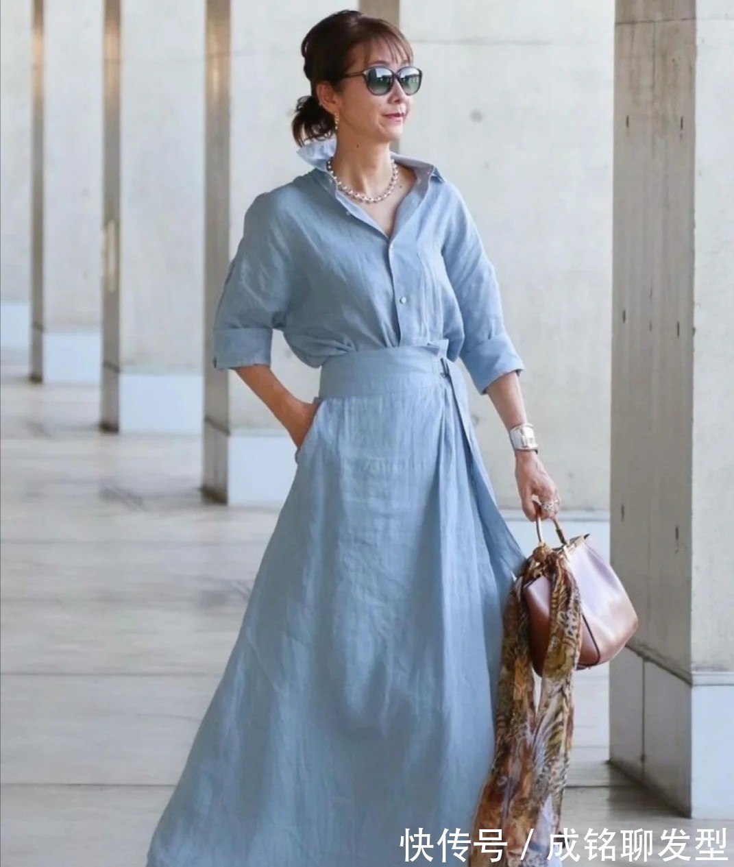 黑色|中年女人早秋别乱穿衣,学习日本主妇的减龄穿搭,时髦又有高级感