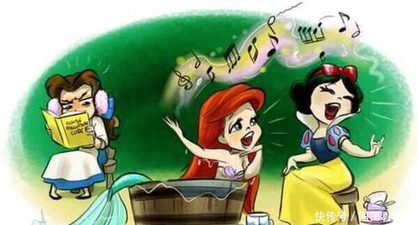 聚在一起|迪士尼公主聚在一起会干什么公主裙撑下的秘密,蒂安娜真厉害