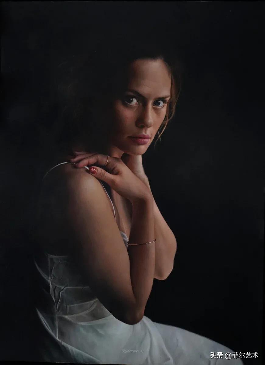 安妮·罗达!法国画家安妮·罗达超高清、超写实人物油画作品欣赏