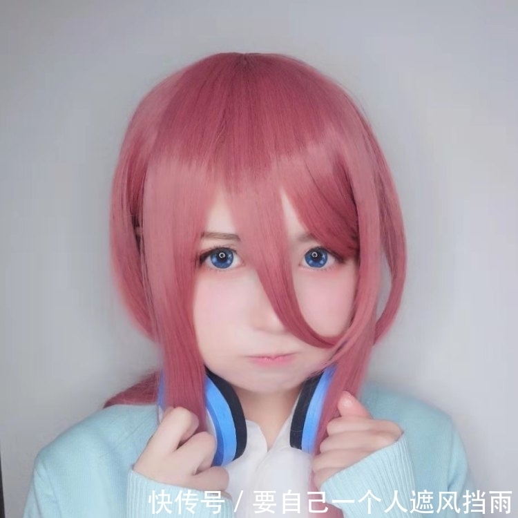 五等分的花嫁|五等分的花嫁:小姐姐完美cos三玖,这神仙颜值,网友:来一打