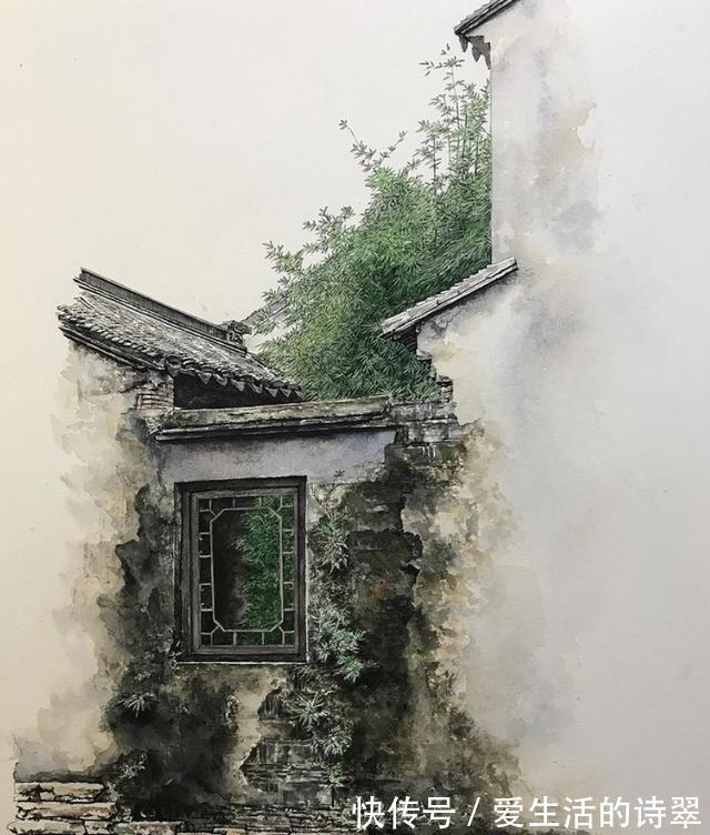 水彩画|极致古宅——马小伟的水彩画