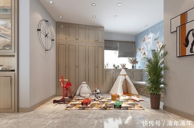 客餐厅|159平米现代风,客厅和餐厅连在一体视野开拓,非常的通透大气!