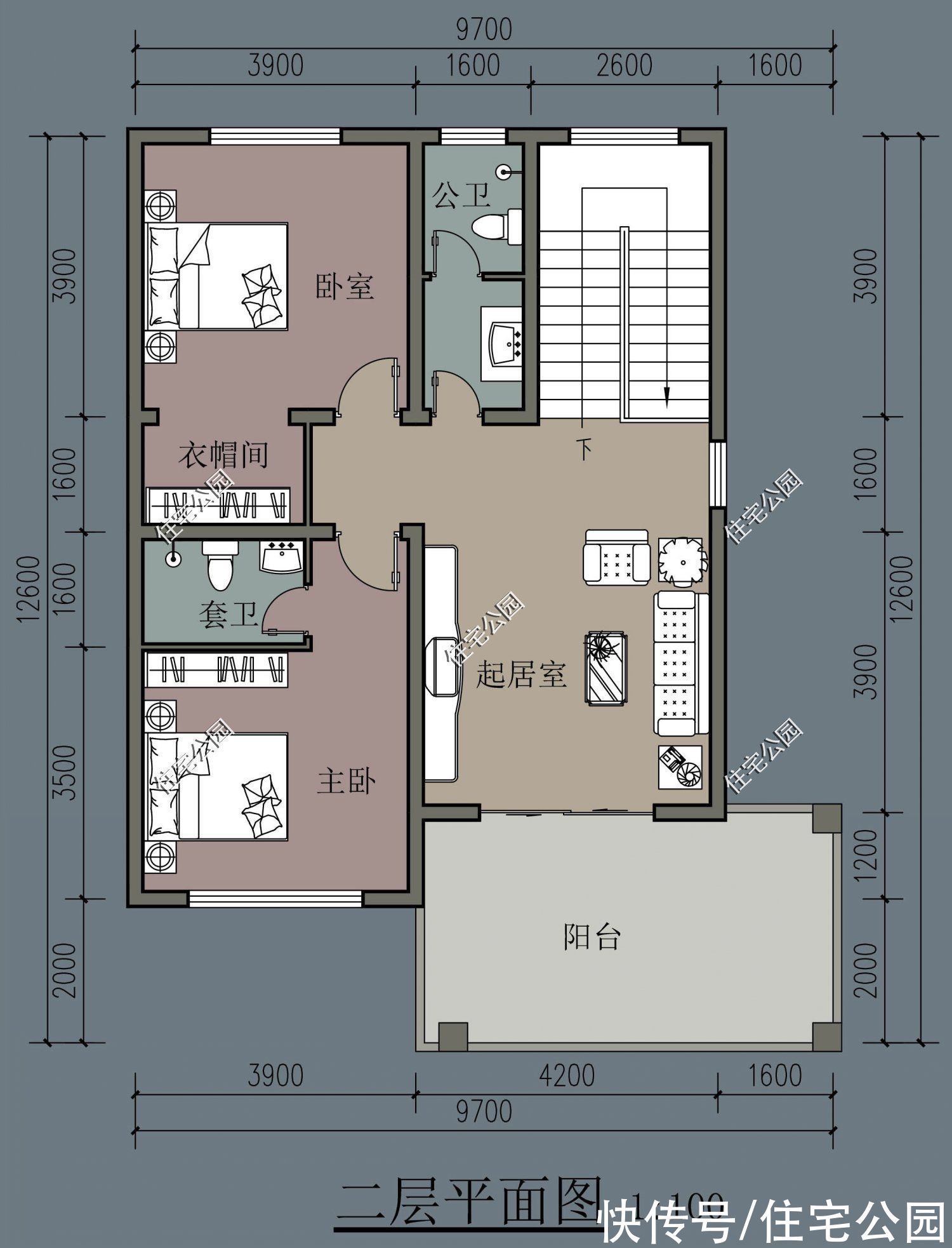 阳台|农村建房想要节约预算？小宅教你这样设计，施工难度不高还好看