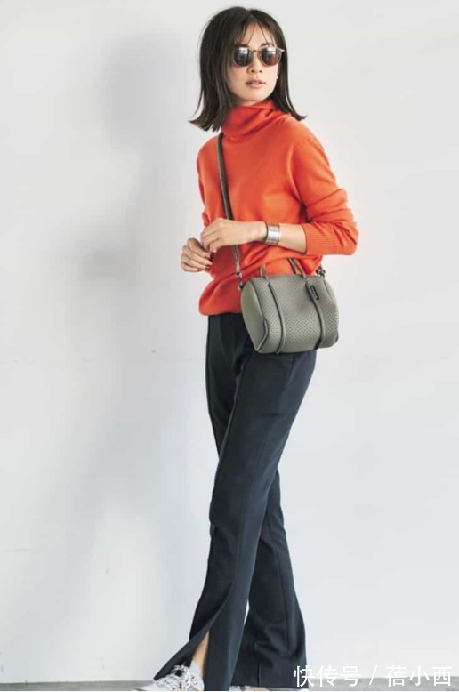 开叉裤|让人一眼就沦陷的早春毛衣穿搭,复古时髦还优雅,重新定位高级感