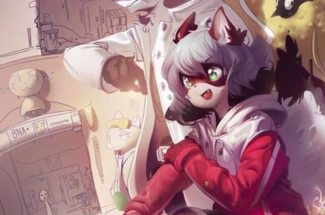 画师绘制兽耳娘的不同“兽化”程度,你最喜欢哪一种?